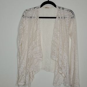 Hollister NWOT Lace Crocheted Cardigan Top